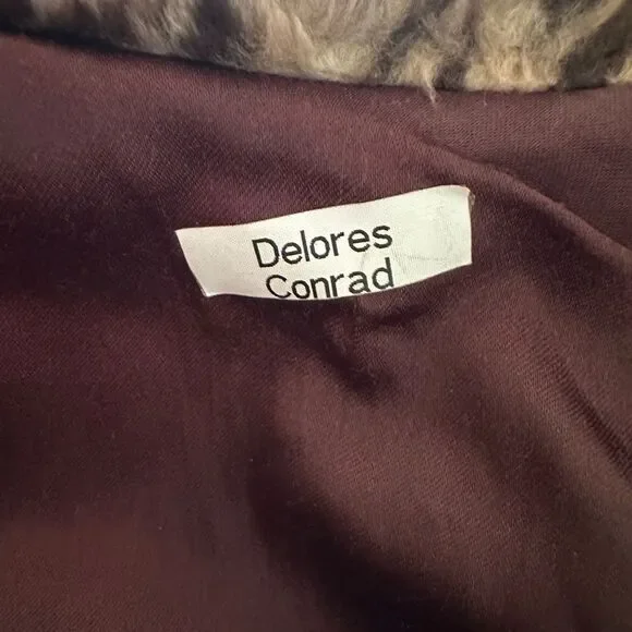 Fur Coat Jacket Hip Length Hooded Lined Cheetah Print - Picture 13 of 13